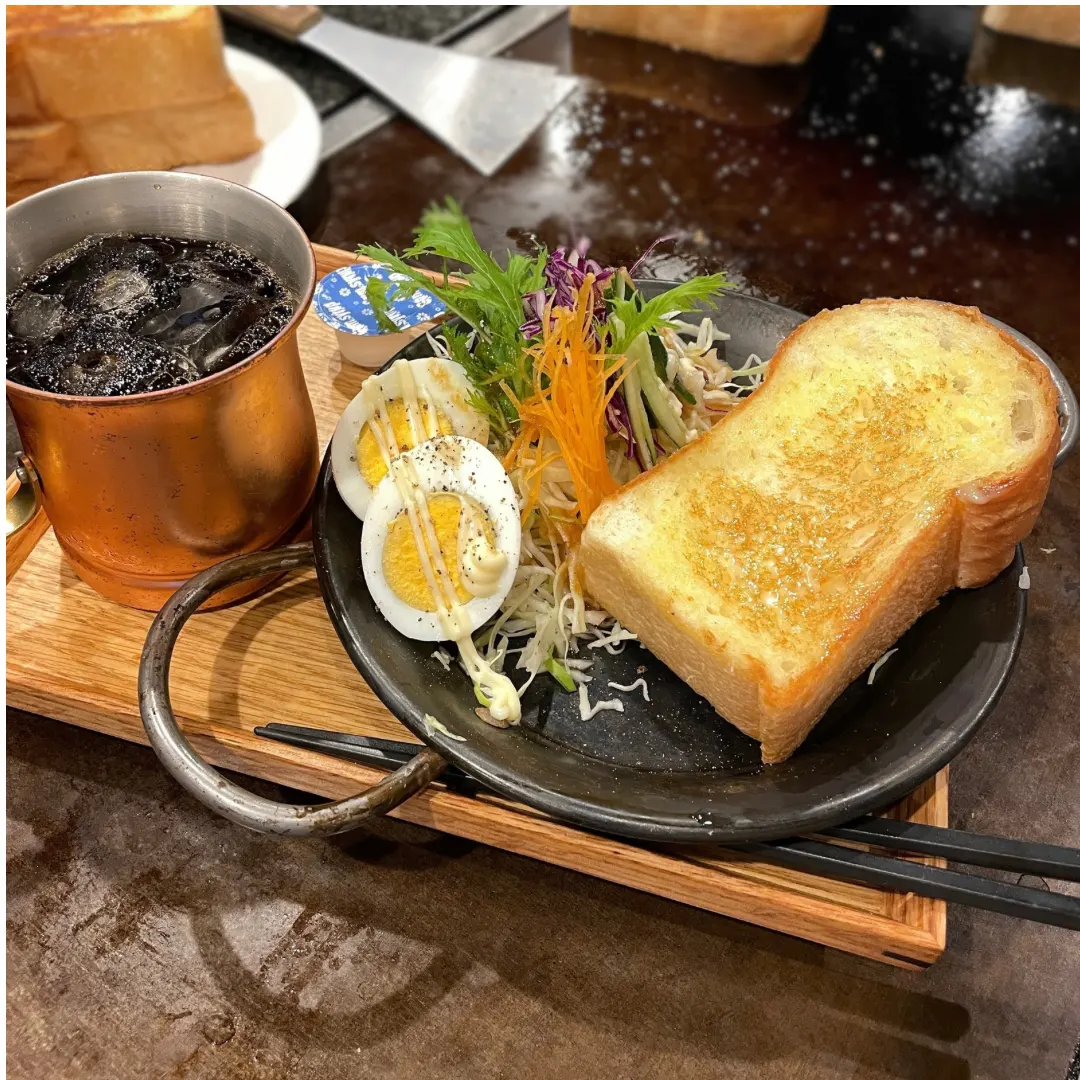 EJ牧場 朝メニュー サラダとパン