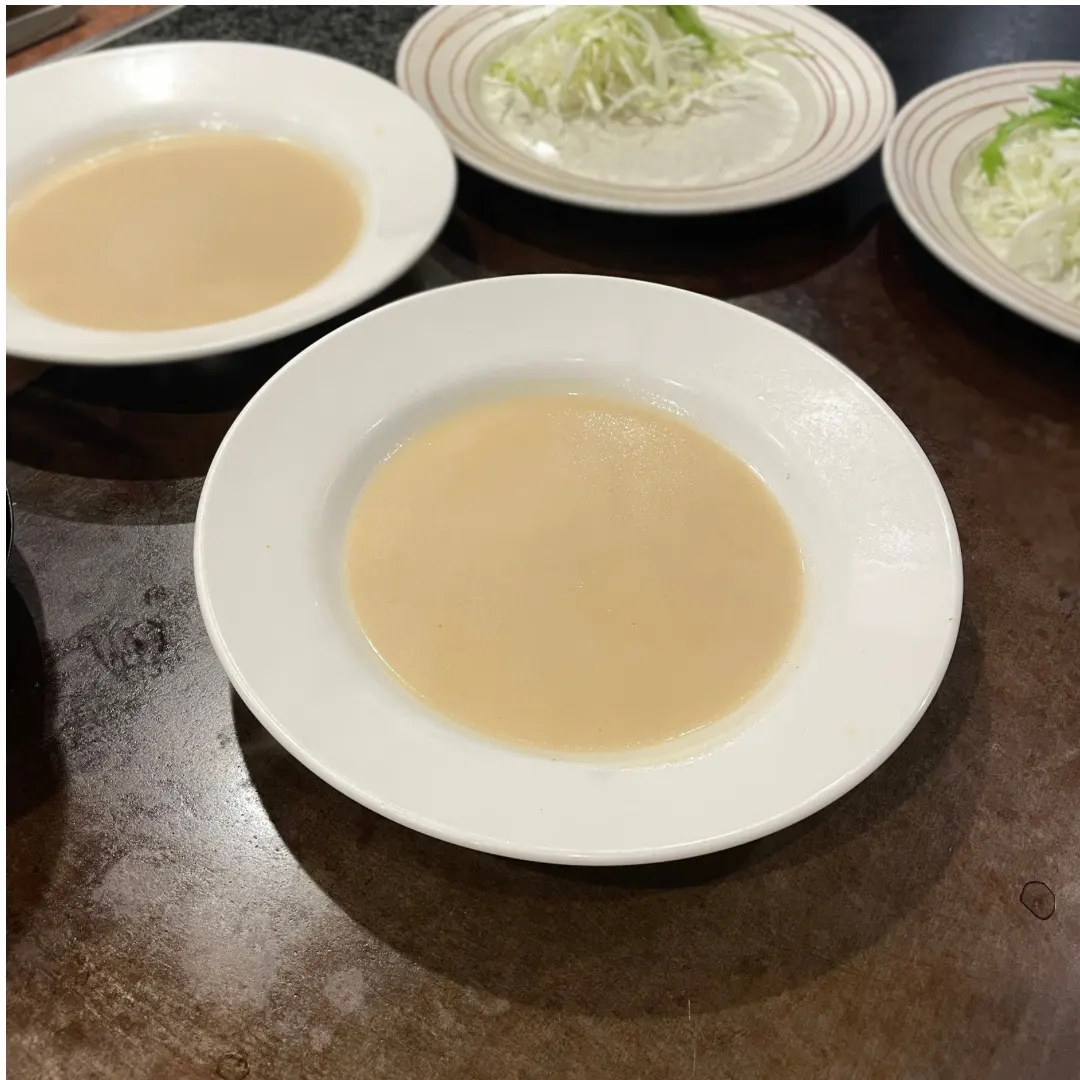 EJ牧場 朝メニュー スープ