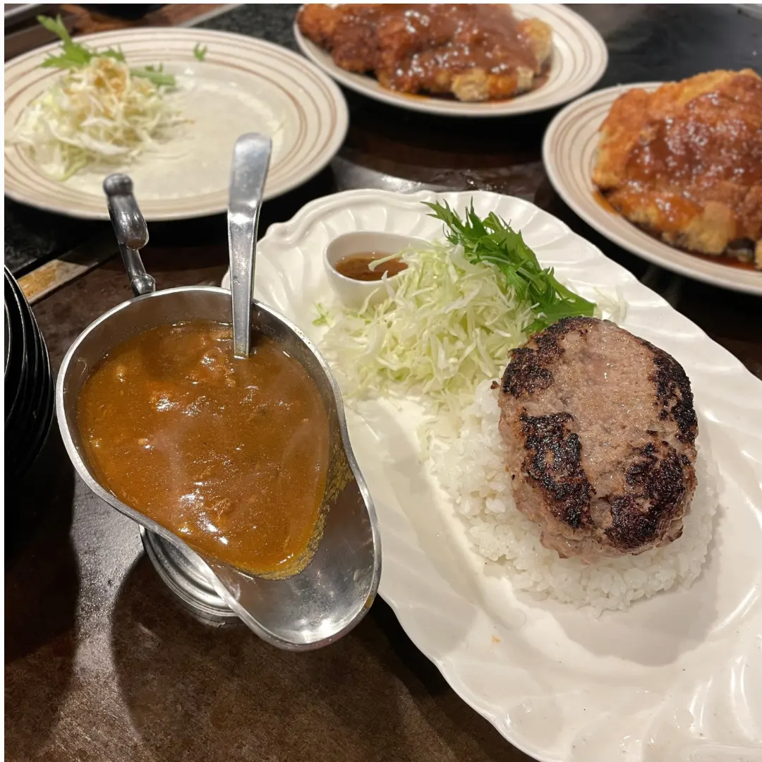 EJ牧場 昼メニュー ハンバーグカレー