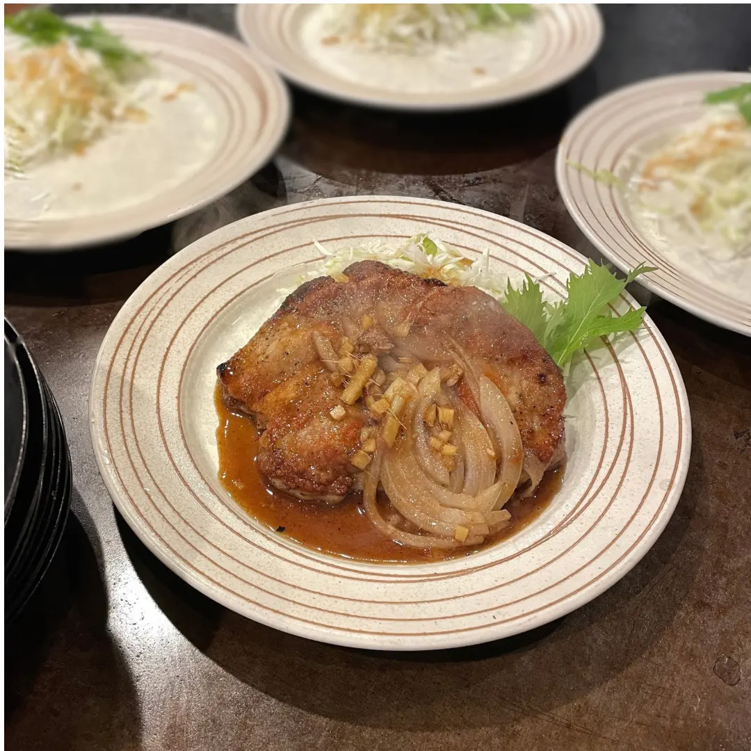 EJ牧場 昼メニュー 豚しょうが焼き